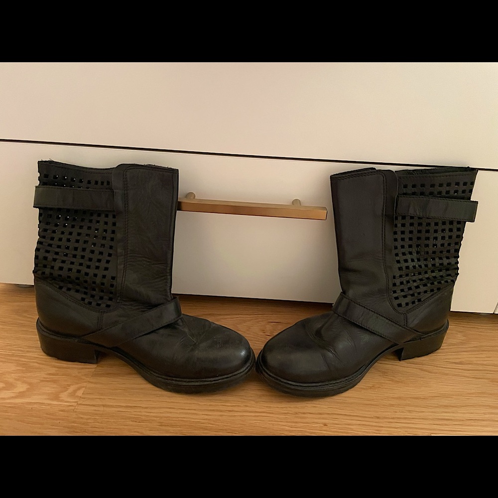 Newly cleaned and polished all saints boots!